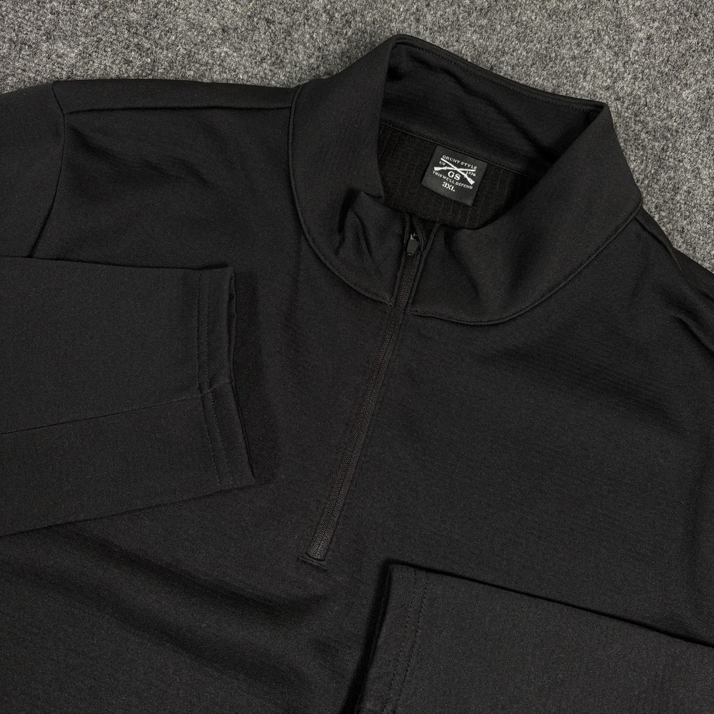 Grunt Style Sweater Mens 3XL Quarter Zip Tactical Pullover Sweatshirt Patriot